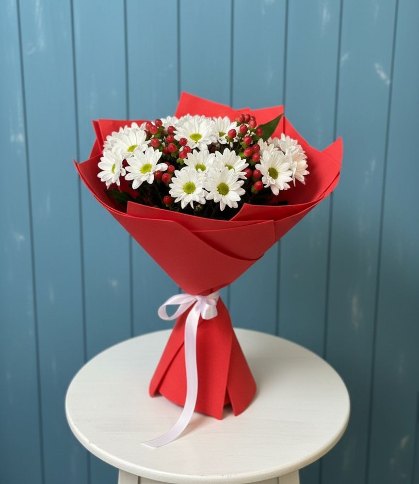 Букет цветов из: Хризантемы в Нагорске