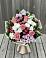 Букет цветов из: Альстромерии, Гвоздики, Розы и Хризантемы в Нагорске