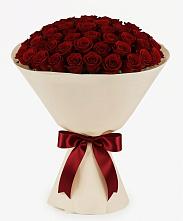 Букет 101 Бордовая роза Блэк Бакарра в Нагорске