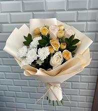 Букет цветов из:  Розы и Хризантемы в Нагорске