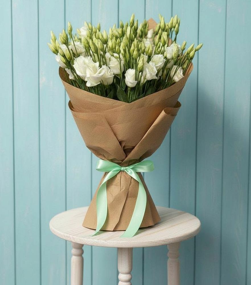 Букет цветов из: Лизиантусы в Нагорске