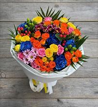 Букет цветов из:  Розы и Хризантемы в Нагорске