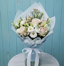 Букет цветов из:  Розы и Лизиантусы #REPLACE_PRED# Нагорске