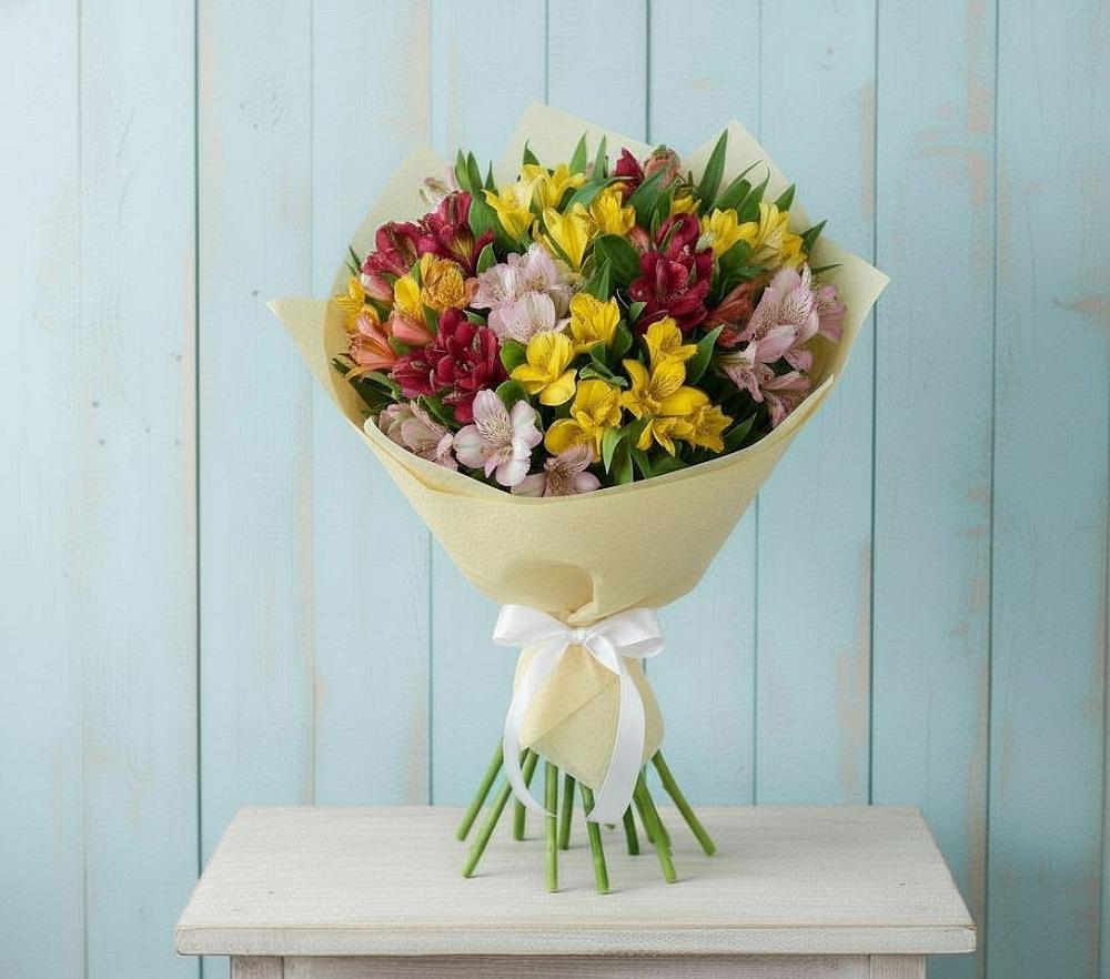 Букет цветов из: Альстромерии в Нагорске