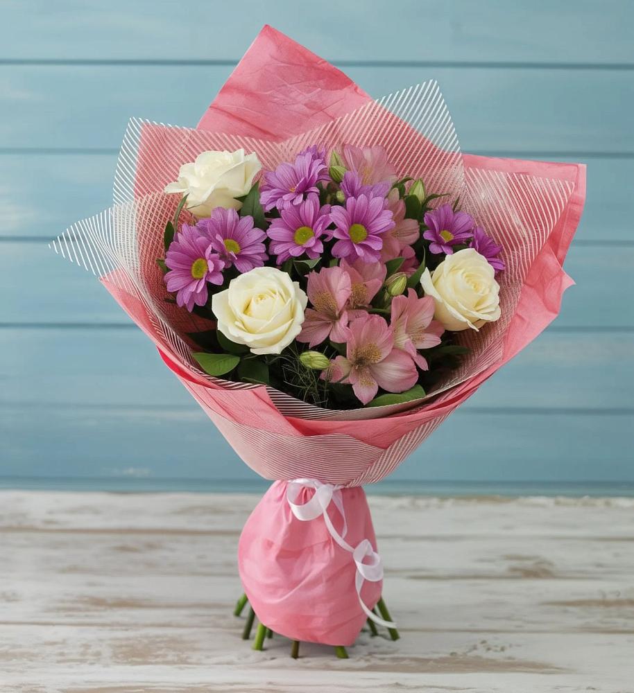 Букет цветов из: Герберы в Нагорске