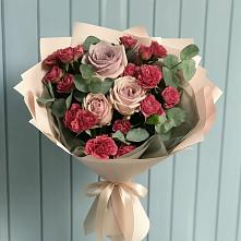 Букет цветов из:  Гвоздики и Розы #REPLACE_PRED# Нагорске