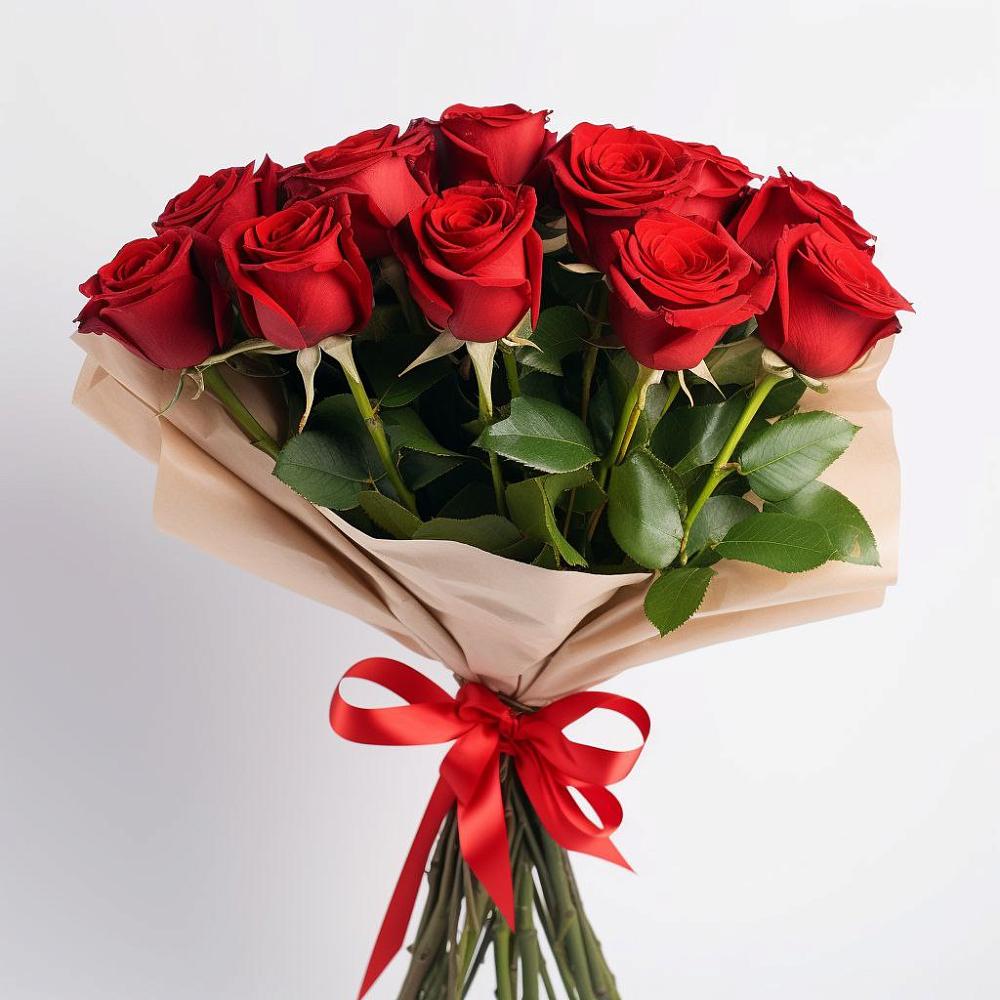 Букет 11 Красных роз Эдлесс Лав в Нагорске